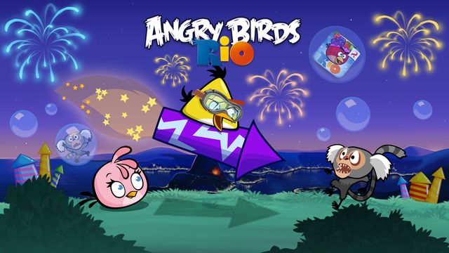 「Angry Birds Rio」怒っている鳥リオゲーム